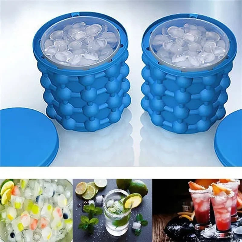 Portable Silicone Ice Bucket