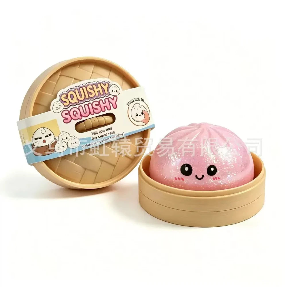 Glitter Dumpling Squishy Toy