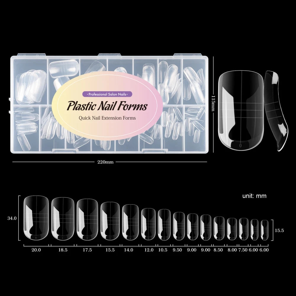 Stiletto Dual Form Nail Molds